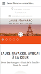 Mobile Screenshot of laure-navarro-avocat.com